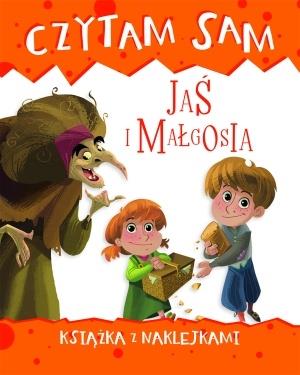 CZYTAM SAM. JAŚ I MAŁGOSIA. KSIĄŻKA Z NAKLEJKAMI