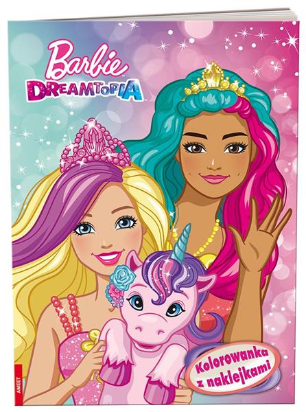 BARBIE DREAMTOPIA. KOLOROWANKA Z NAKLEJKAMI