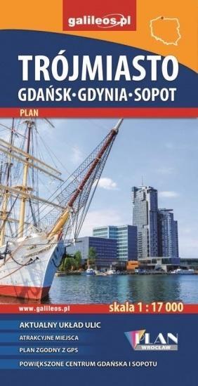 PLAN -TRÓJMIASTO. GDAŃSK-GDYNIA-SOPOT 1:17 000 W.2