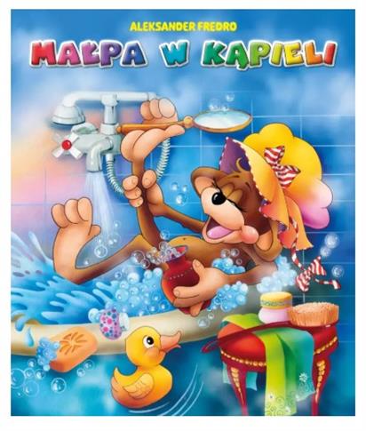 MAŁPA W KĄPIELI