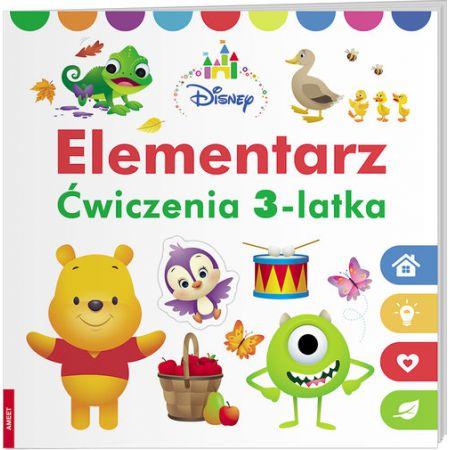 DISNEY MALUCH. ELEMENTARZ. ĆWICZENIA 3-LATKA