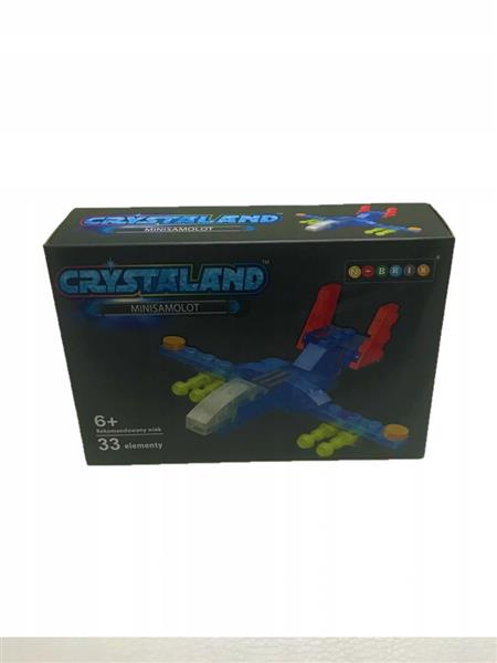CRYSTALAND MINI SAMOLOT 33 ELEMENTY