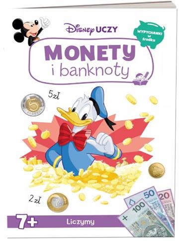 DISNEY UCZY. MIKI. MONETY I BANKNOTY