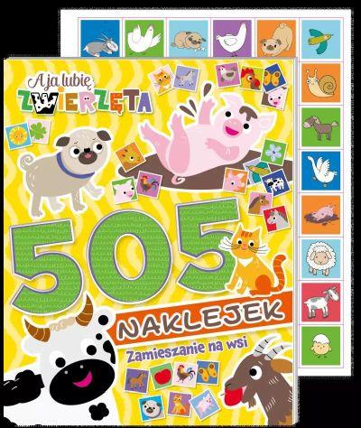 A JA LUBIĘ ZWIERZĘTA. 505 NAKLEJEK. ZAMIESZANIE