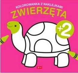 ZWIERZĄTA. KOLOROWANKA Z NAKLEJKAMI