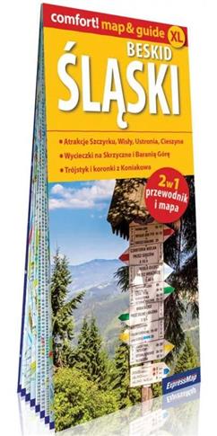 BESKID ŚLĄSKI; LAMINOWANY MAP&GUIDE XL