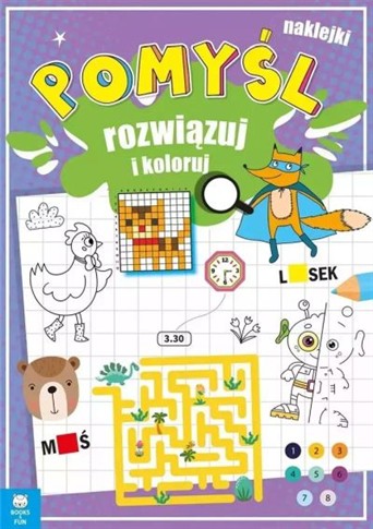 POMYŚL ROZWIĄZUJ I KOLORUJ
