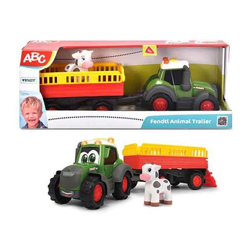 Dickie, ABC Traktor Fendt i przyczepa, 30cm