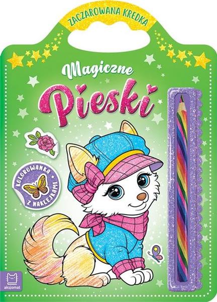 MAGICZNE PIESKI KOLOROWANKA Z NAKLEJKAMI ZACZAROWA