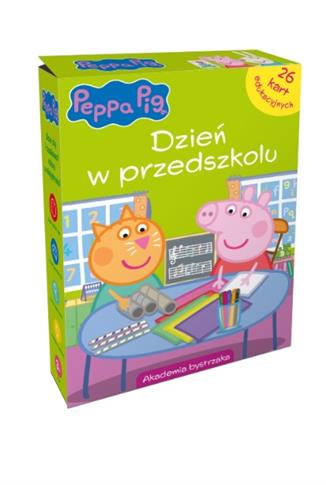 świnka Peppa. Dzień w przedszkolu. Karty edukacyjn