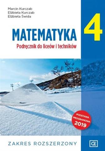 MATEMATYKA 4. PODRĘCZNIK. LICEUM I TECHNIKUM.