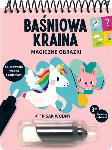 Magiczne obrazki. Baśniowa kraina. Kolorowanka wod