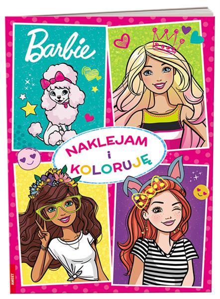 BARBIE. NAKLEJAM I KOLORUJĘ