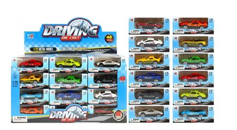 Mega Creative, Auto osobowe metalowe, mix