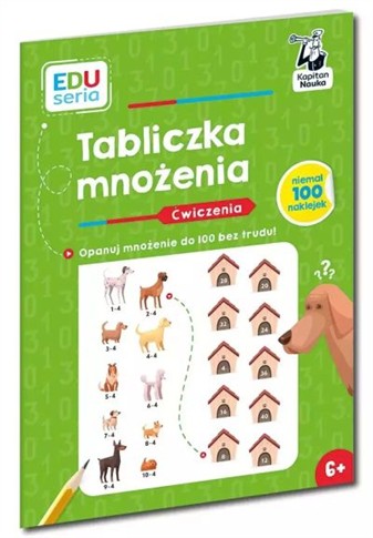 EDUSERIA. TABLICZKA MNOŻENIA. ĆWICZENIA. KAPITAN N