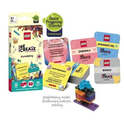 LEGO RECREATE. KARTY WYZWAŃ. URODZINY