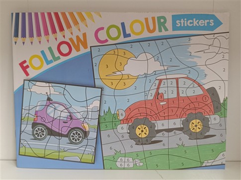 FOLLOW COLOUR STICKERS