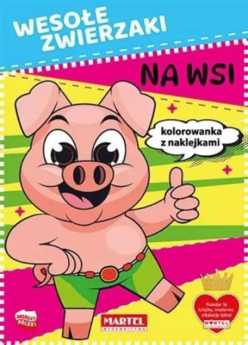 NA WSI. WESOŁE ZWIERZAKI + NAKLEJKI