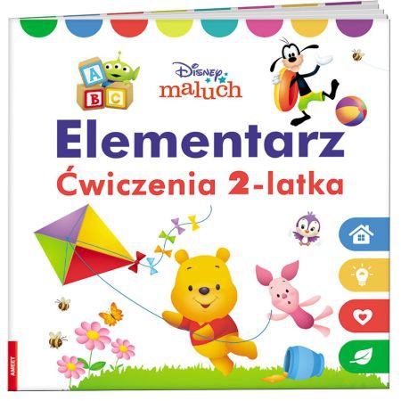 DISNEY MALUCH. ELEMENTARZ. ĆWICZENIA 2-LATKA