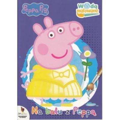 Świnka Peppa. Wodą malowane. Na balu z Peppą