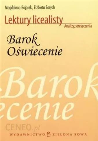 Lektury licealisty. Analizy streszczenia