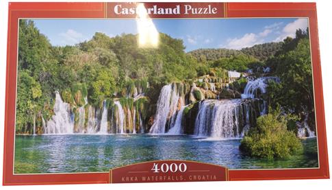 PUZZLE 4000 EL. WODOSPADY KRKA, CHORWACJA CASTORLA
