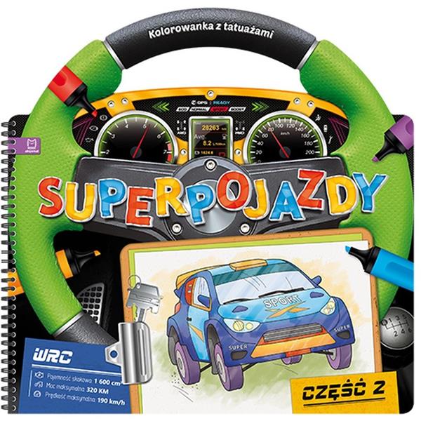 SUPERPOJAZDY. KOLOROWANKA Z TATUAŻAMI, CZĘŚĆ II