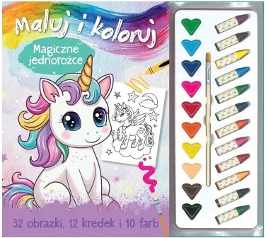 MALUJ I KOLORUJ. MAGICZNE JEDNOROŻCE