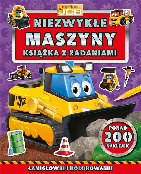 MY FIRST JCB NIEZWYKŁE MASZYNY. KSIĄŻKA Z ZAD.