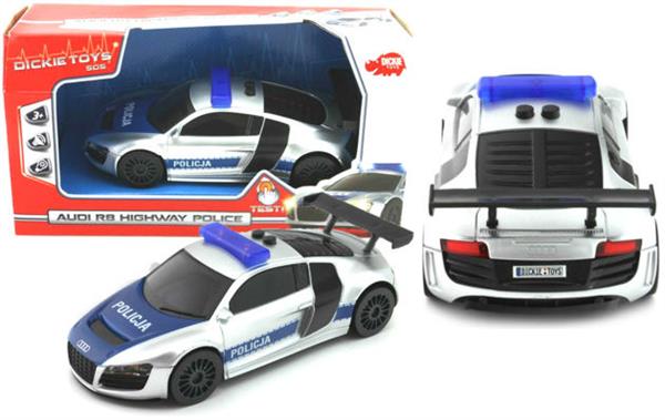DICKIE SOS POLICJA RADIOWÓZ SAMOCHÓD AUDI 19 CM