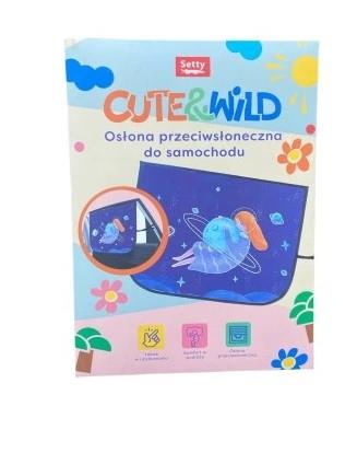 OSŁONA PRZECIWSŁONECZNA DO SAMOCHODU AUTA DLA DZIE