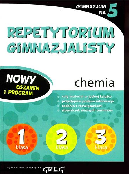 REPETYTORIUM GIMNAZJALISTY CHEMIA