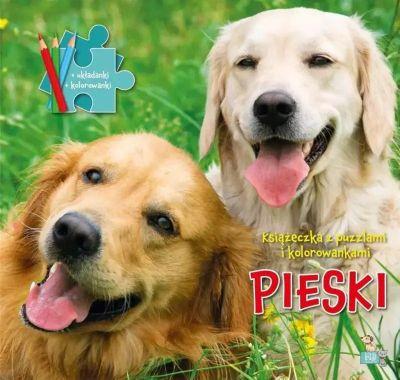 KSIĄŻECZKI Z PUZZLAMI I KOLOROWANKAMI PIESKI