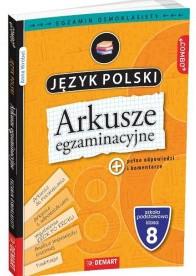 Arkusze egzaminacyjne z j. polskiego dla 8-