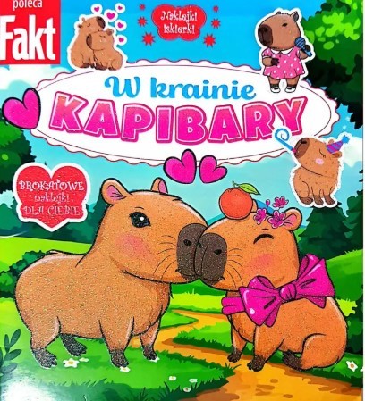 W KRAINIE KAPIBARY. KSIĄŻECZKA Z BROKATOWYMI...