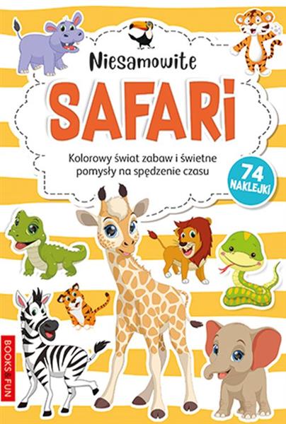 NIESAMOWITE SAFARI KOLOROWANKA