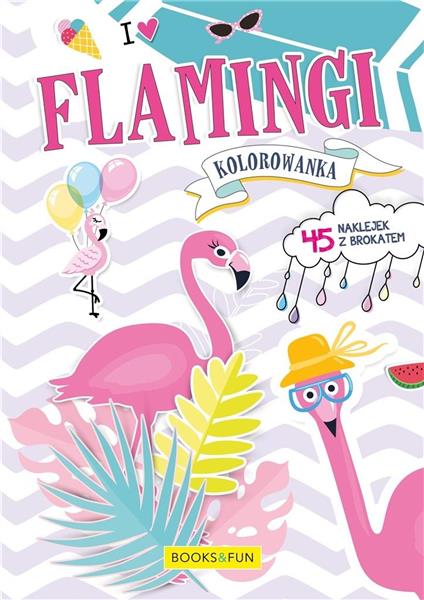 FLAMINGI KOLOROWANKA