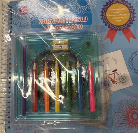 KAYET ZDRAPUJ I RYSUJ NA OKRĄGŁO