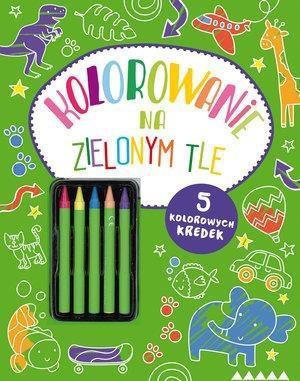 KOLOROWANIE NA ZIELONYM TLE