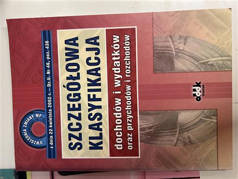 Szczegółowa klasyfikacja