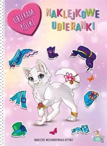 KOTKI. NAKLEJKOWE UBIERANKI