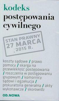 KODEKS POSTĘPOWANIA CYWLINEGO 27.03.2015