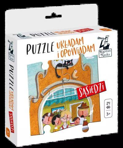 Puzzle 24 elementy. Układam i opowiadam. Sąsiedzi