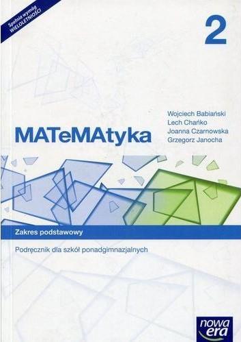 MATEMATYKA 2. PODRĘCZNIK DLA SZKÓŁ PONADGIMNAZJALN