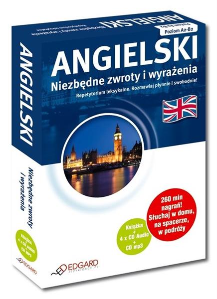 ANGIELSKI. NIEZBĘDNE ZWROTY I WYRAŻENIA + 4 CD
