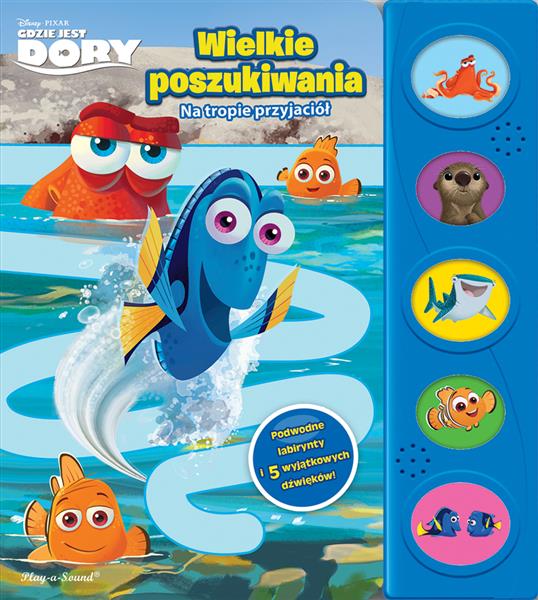 DISNEY PIXAR GDZIE JEST DORY. WIELKIE POSZUKIWANIA