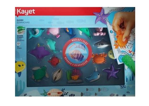 KAYET GUMKI KOLEKCJONERSKIE OCEAN 17SZT