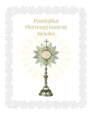 PAMIĄTKA PIERWSZEJ KOMUINII ŚWĘJEJ