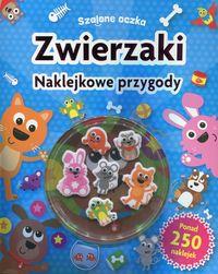 SZALONE OCZKA ZWIERZAKI NAKLEJKOWE PRZYGODY