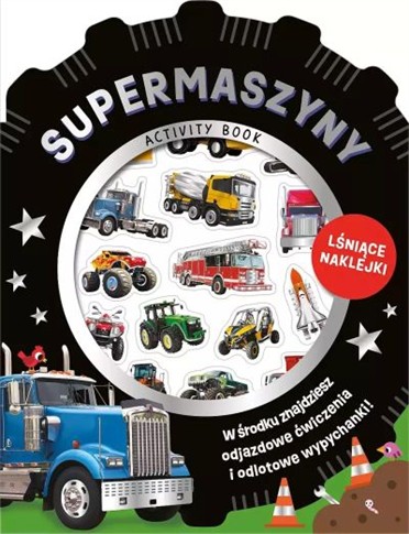WYPUKŁE NAKLEJKI METALICZNE. SUPERMASZYNY